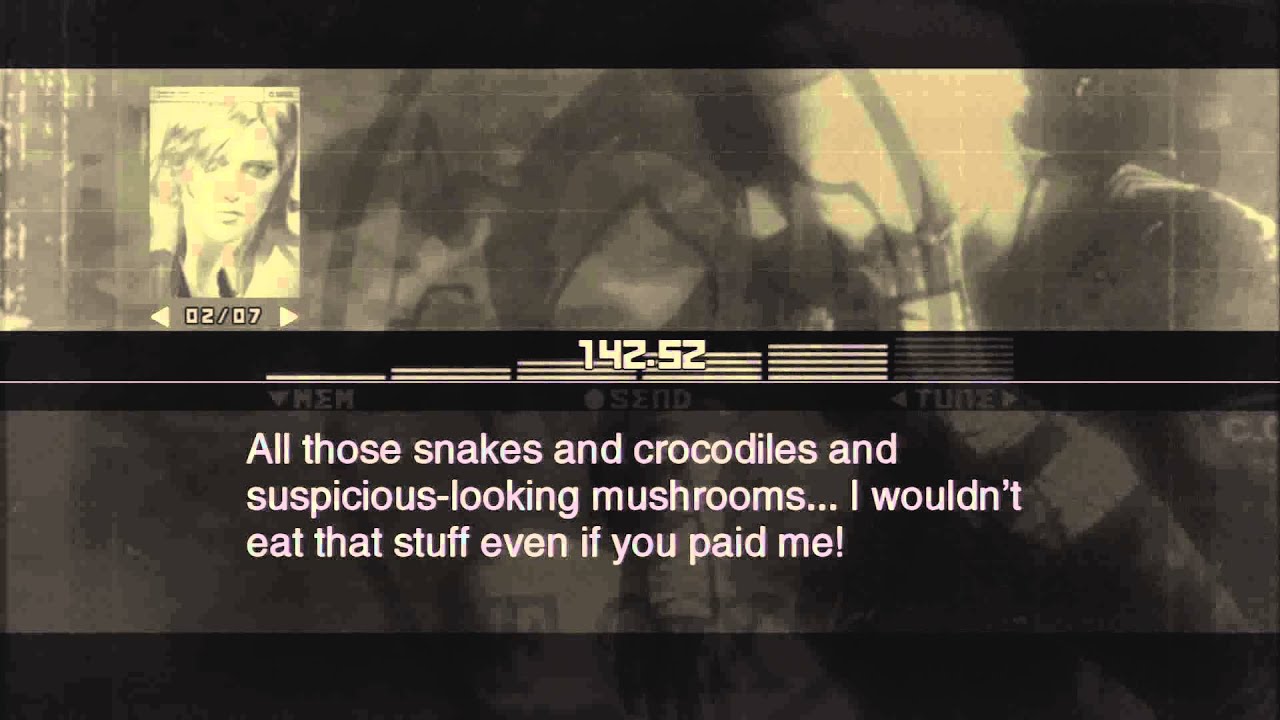 Metal Gear Solid 3 - Ocelot and Snakes Stolen Food