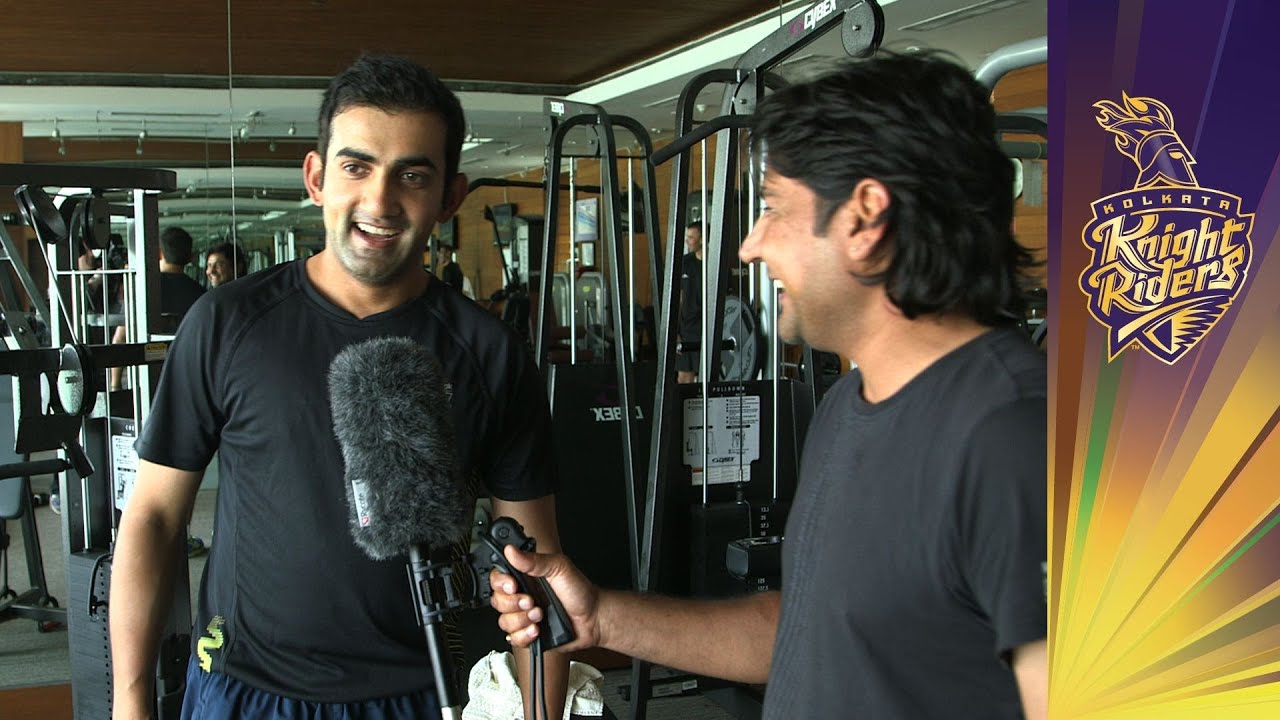 Vijay Dahiya interviews Gambhir, Tiwary, Bhatia, Bisla & Physical Trainer Adrian Le Roux for KKR TV