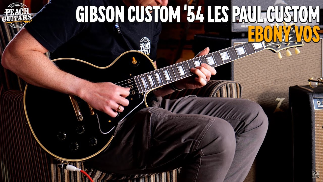 Gibson Custom 1954 Les Paul Custom Ebony VOS GH