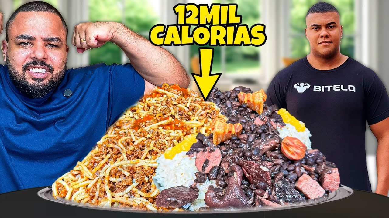 DIETA MAIS PESADA DO BITELO COM 12 MIL CALORIAS