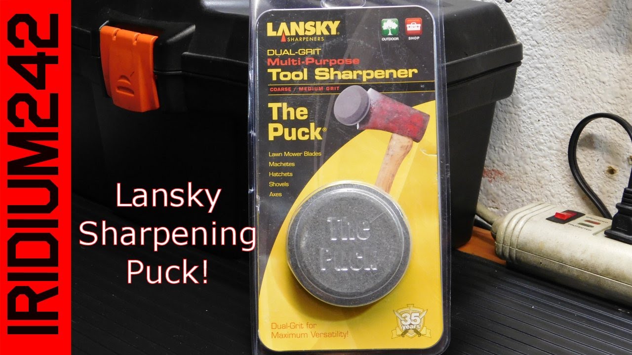 The Lansky Puck Tool Sharpener