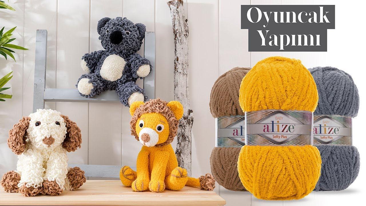 Sık İğne ve Parmak Örgüsü ile Oyuncak Yapımı-Making Toys with Single Crochet and Finger Knitting