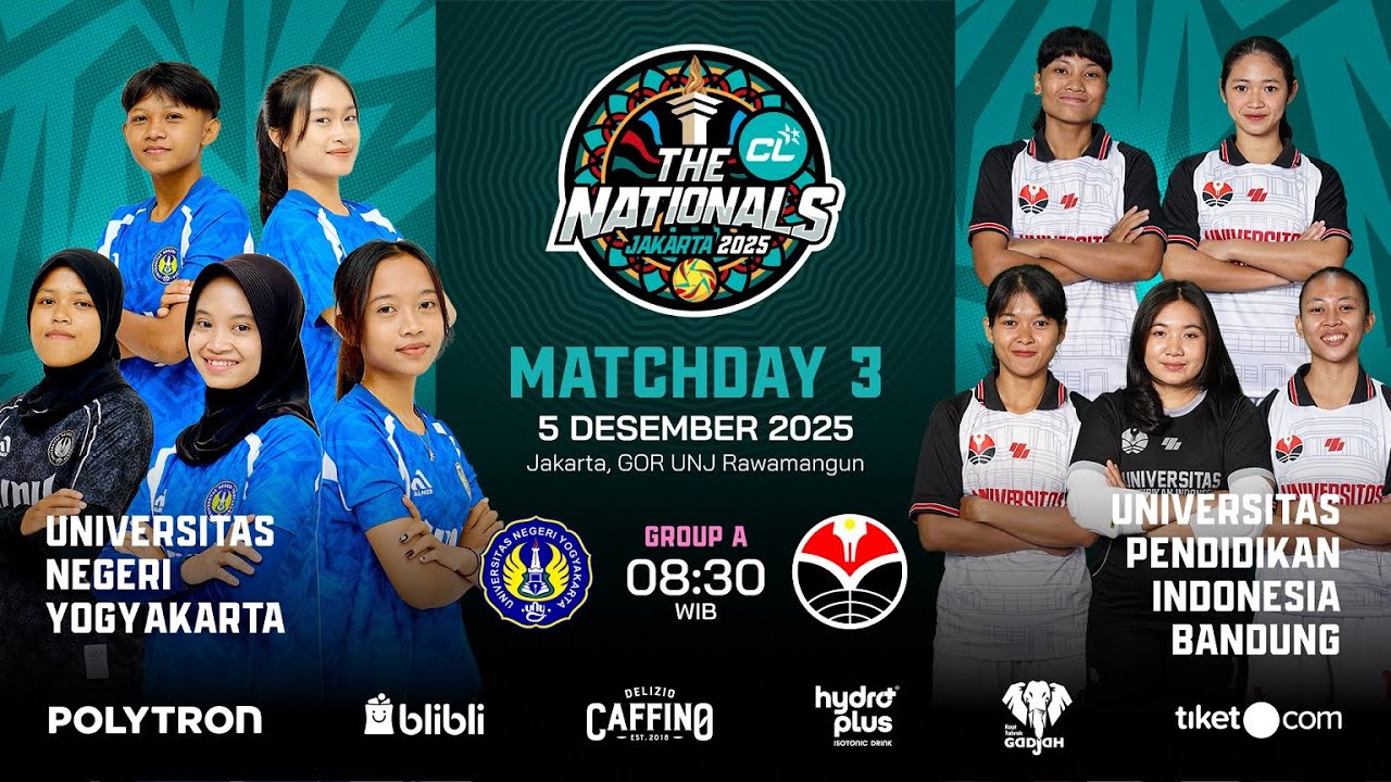 UNY Yogyakarta vs UPI Bandung (Group A | Putri) – CL Futsal 2025 - The Nationals