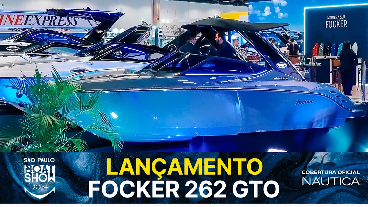 Lançamento Focker 262 GTO | São Paulo Boat Show 2024 | NÁUTICA