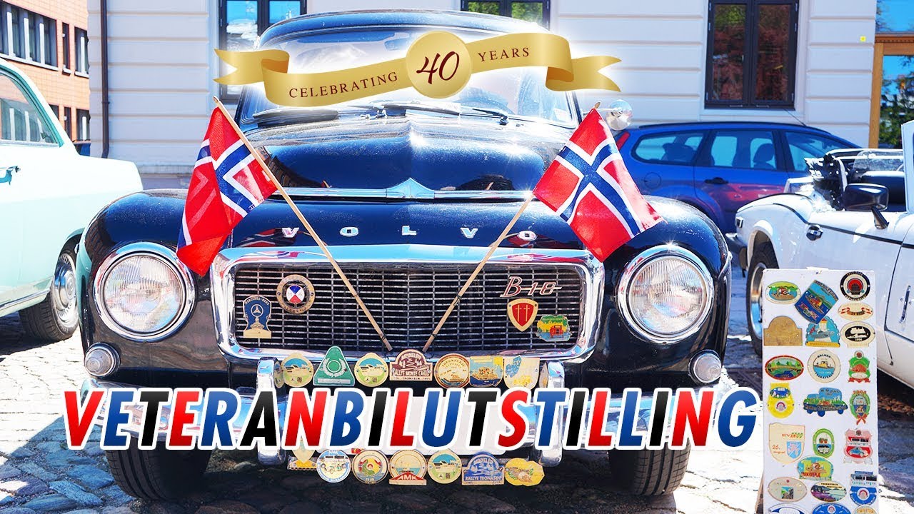 Veteranbilutstilling på Torvet | Agder Motorhistoriske Klubb 40 år!