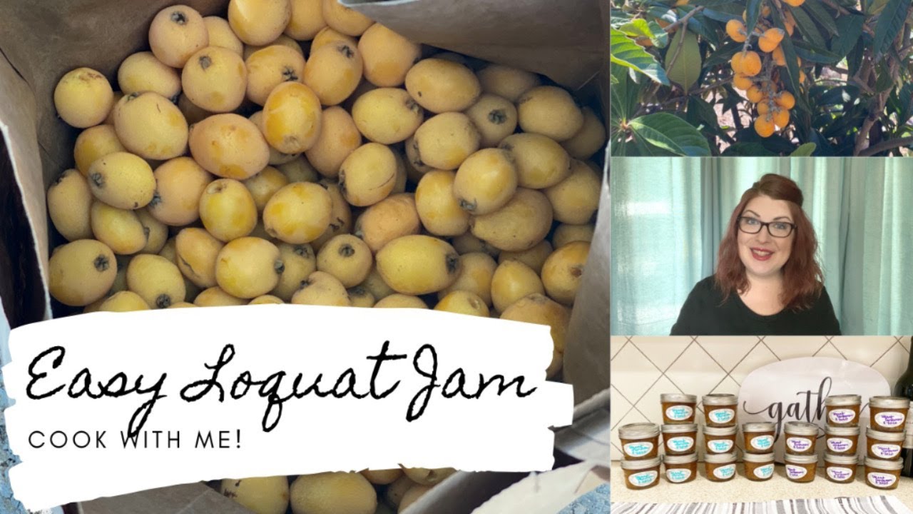Easy Loquat Jam ~ Cook with Me!