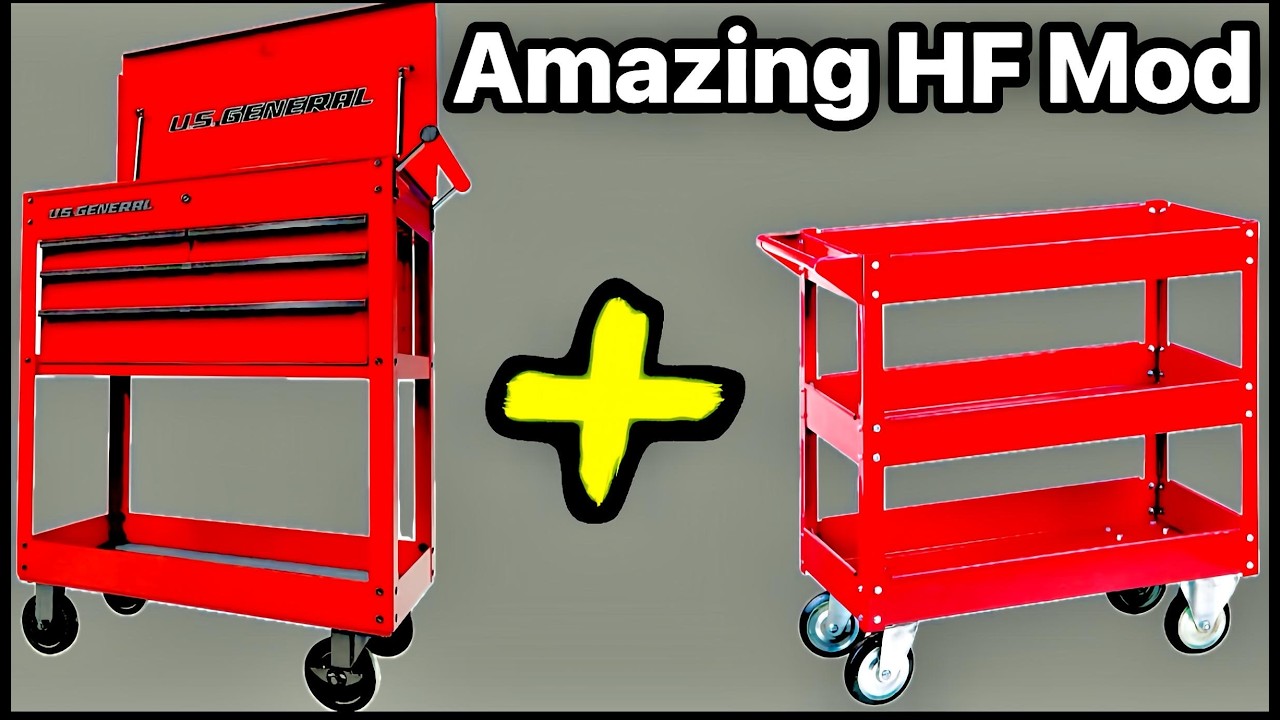 💥Лучшая модификация тележки Harbor Freight, которую никто еще не делал (пока)