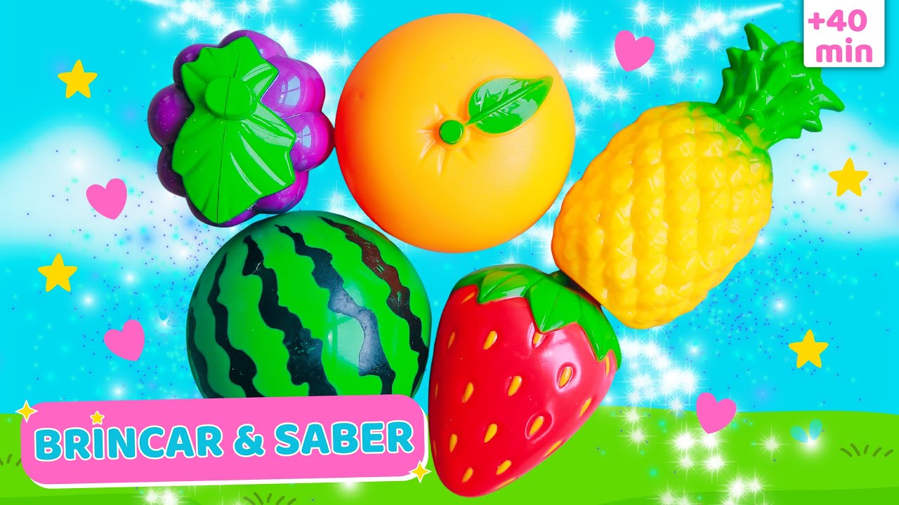 APRENDER OS NOMES DAS FRUTAS - VÍDEO EDUCATIVO PARA CRIANÇAS E BEBÊS 