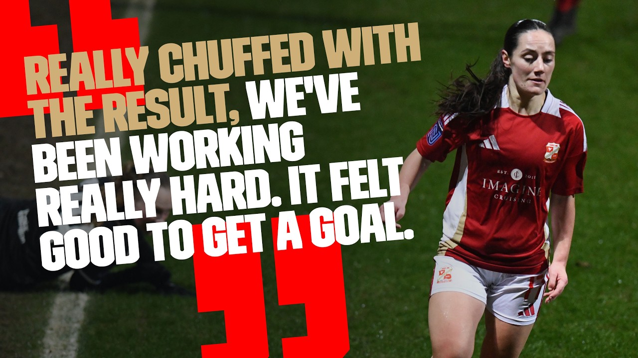 Sarah King on her goal and our victory against Bristol Rovers