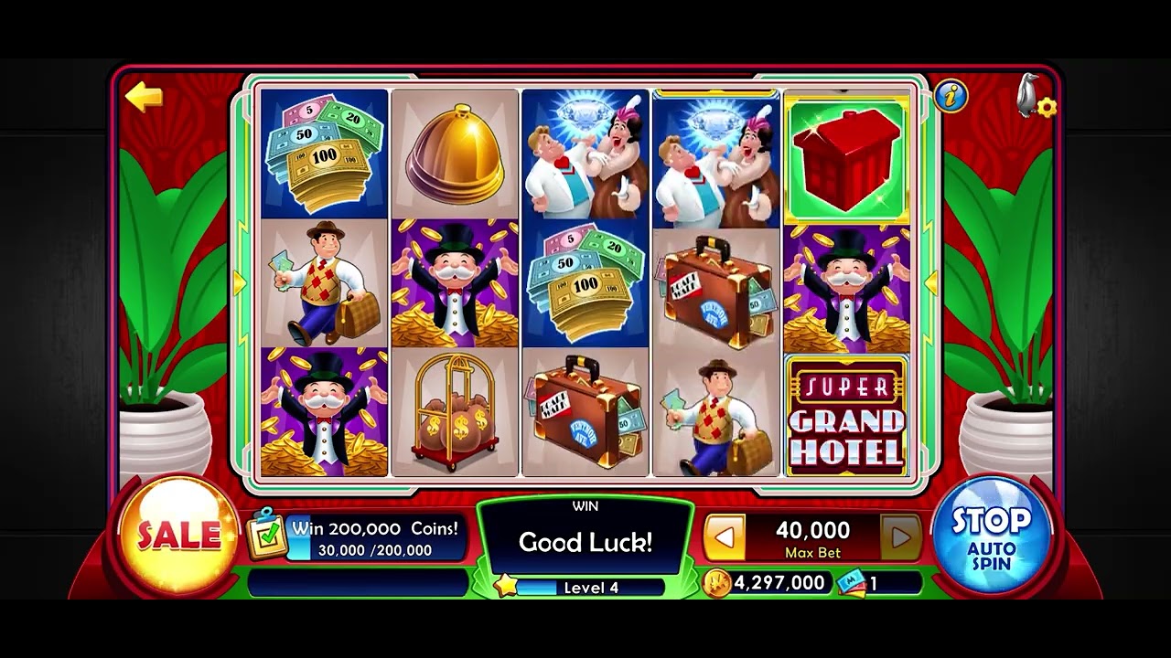 Monopoly Slots Walkthrough Super Grand Hotel Tasks
