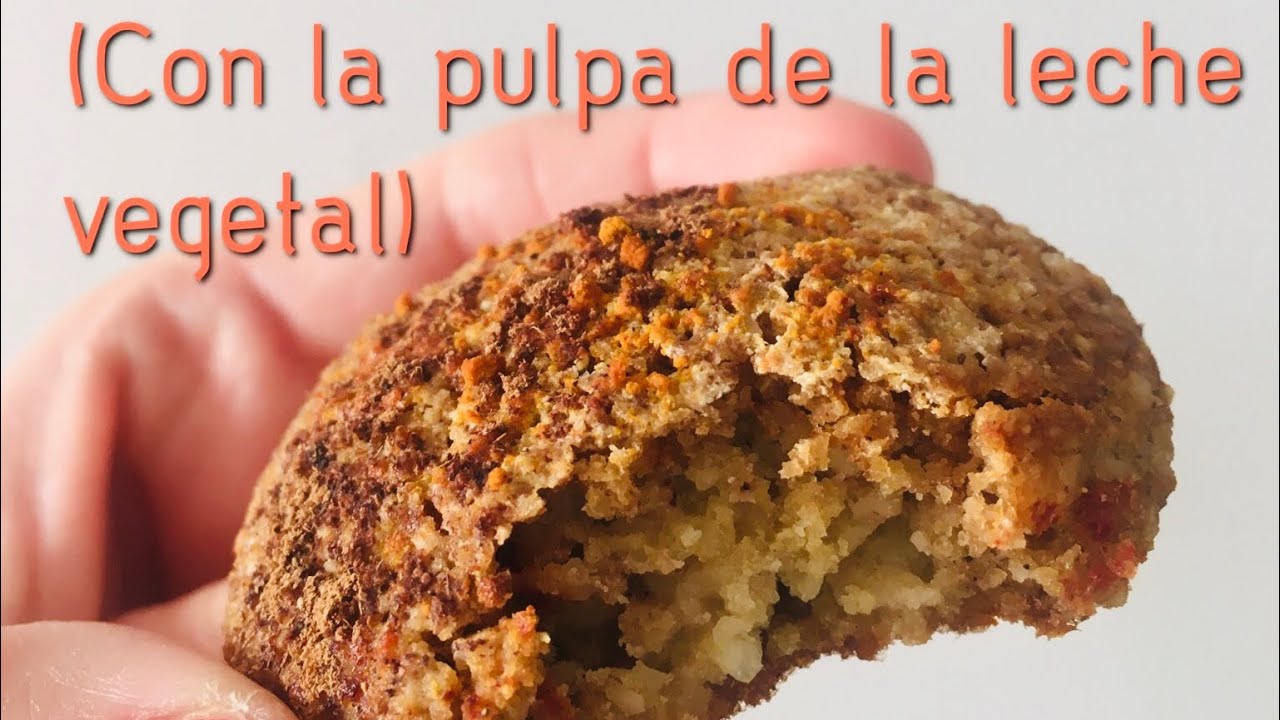 Galletas 🍪 de almendras y nueces (con el sobrante de hacer leche 🥛 vegetal) sin gluten ni lactosa