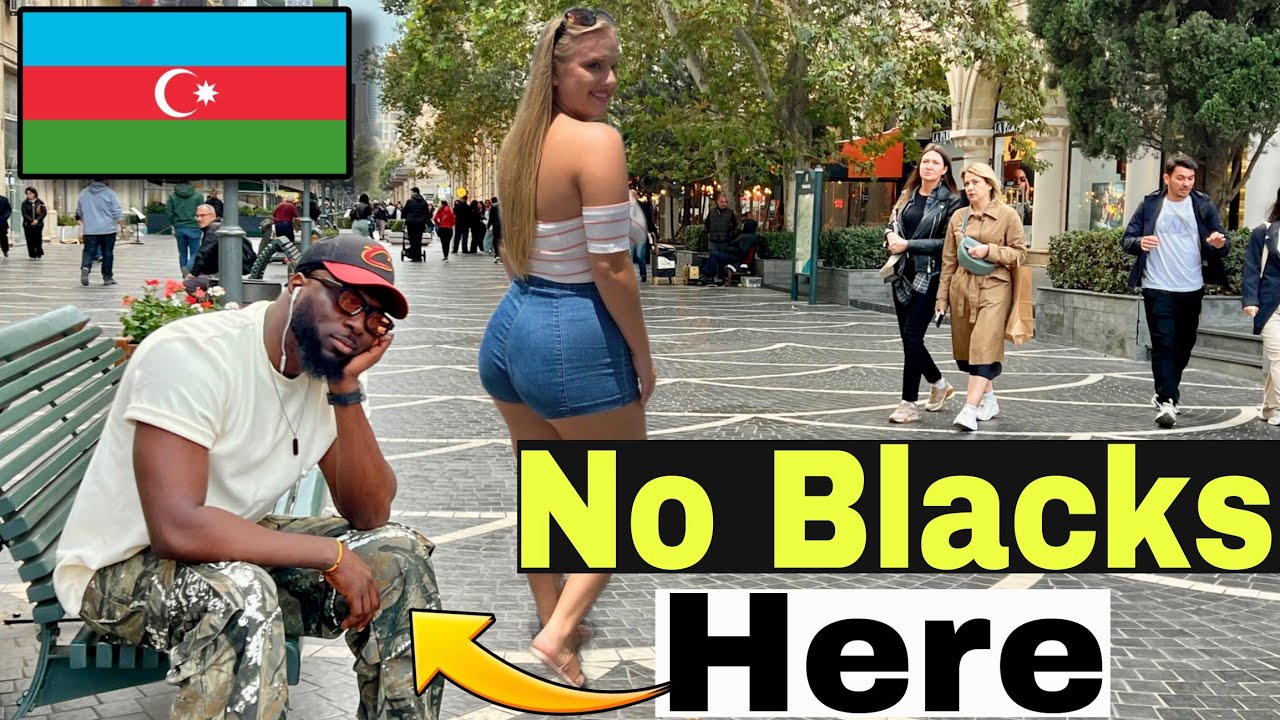 Почему чернокожих/африканцев нет в Баку-Азербайджане?🇦🇿(улица Низами)