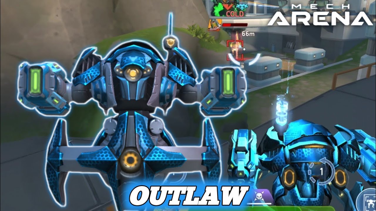 Outlaw and Disruptor 12: An Ultimate Unstoppable Build - Mech Arena