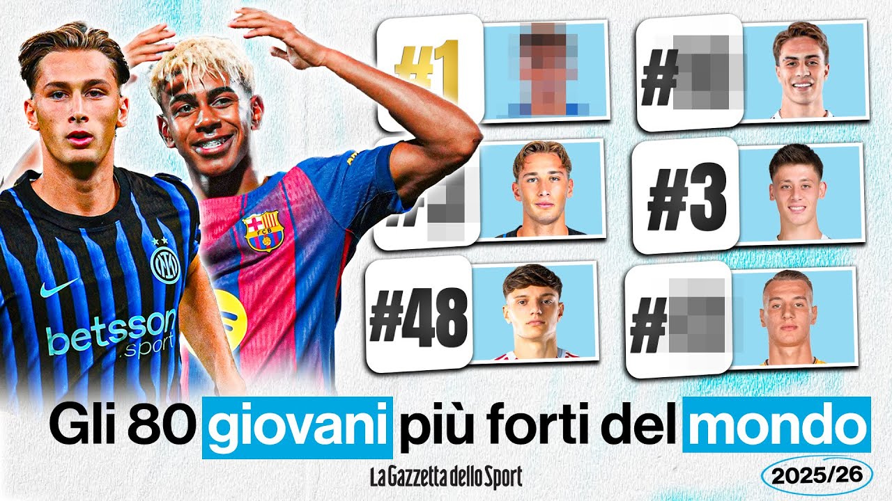 Gli 80 GIOVANI pi&ugrave; forti del MONDO! 🌍 (2025/26)