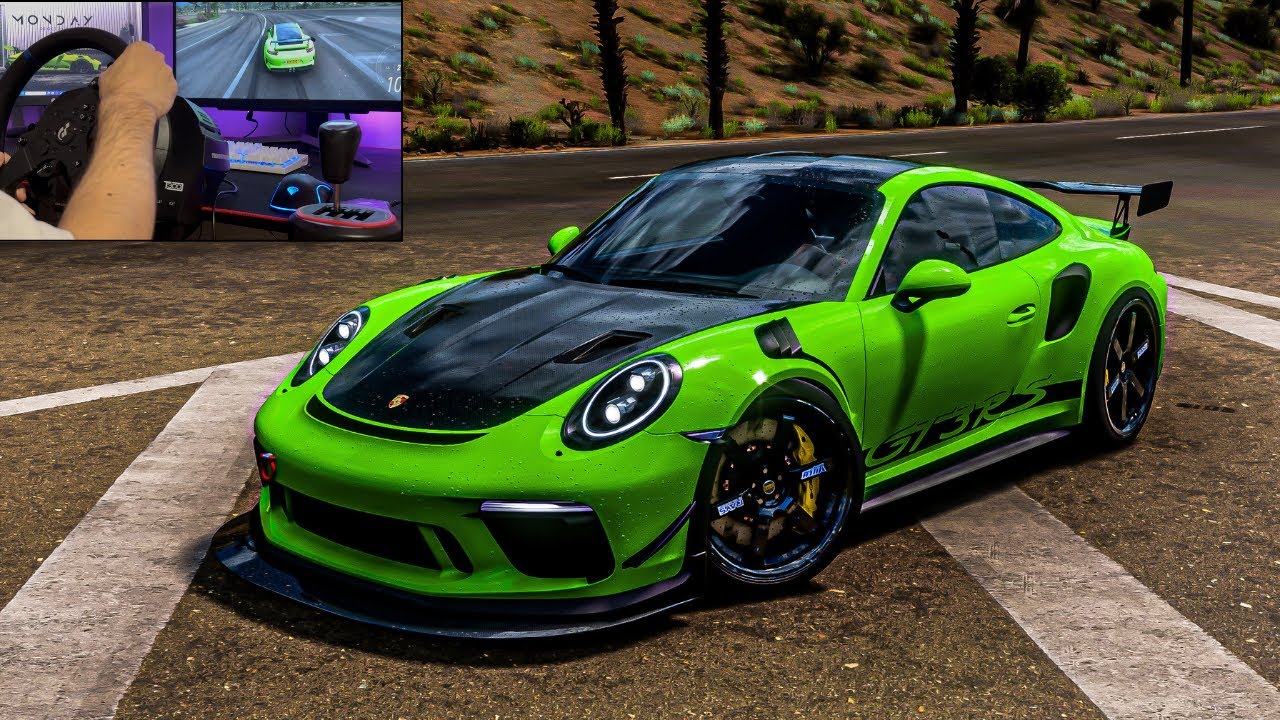 Porsche 911 GT3 RS 1110 HP | Forza Horizon 5 | Thrustmaster T300RS GT  Steering Wheel Gamepl