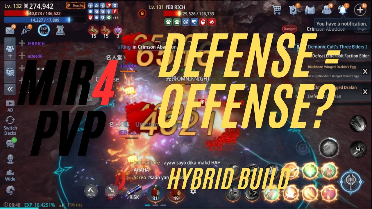 MIR4 PVP : WHEN DEFENSE BECOMES OFFENSE
