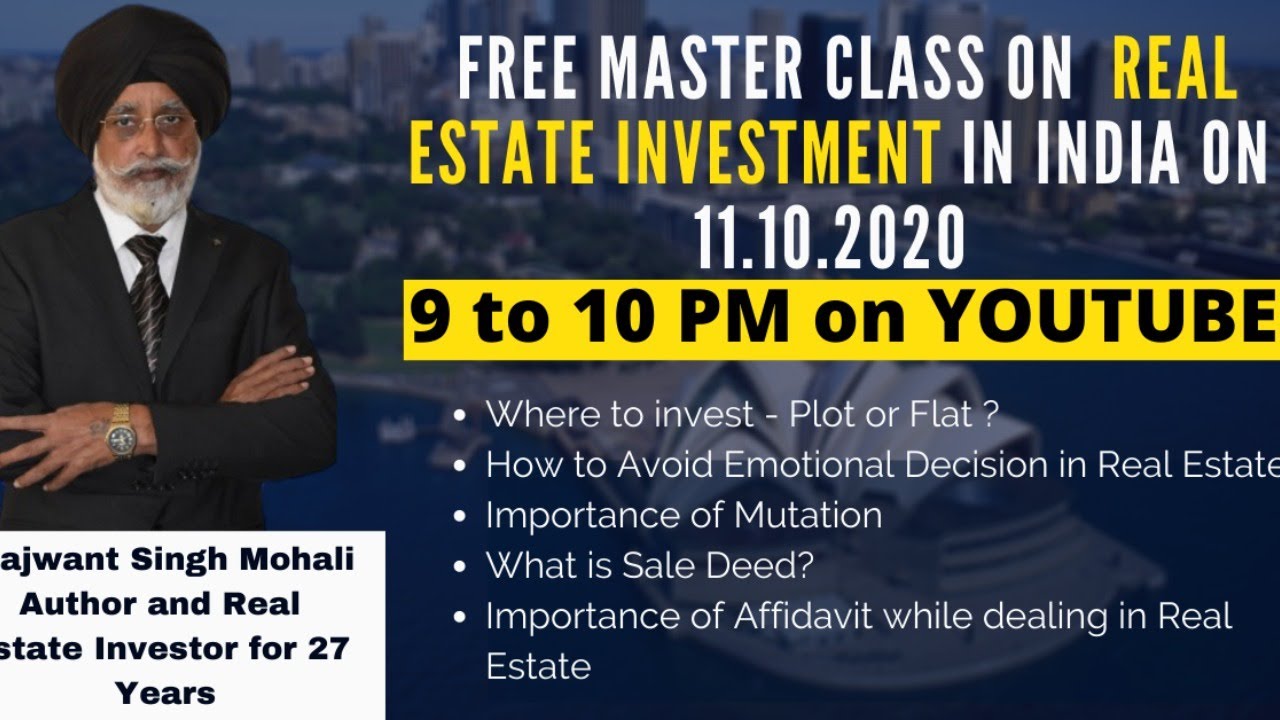 Learn A to Z of Real Estate with me.