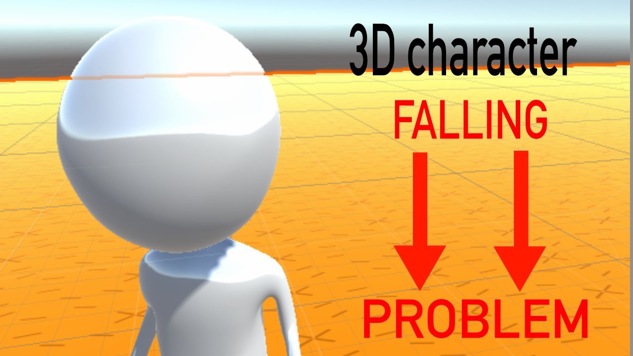 Fix Unity 3D Character Falling Through Ground