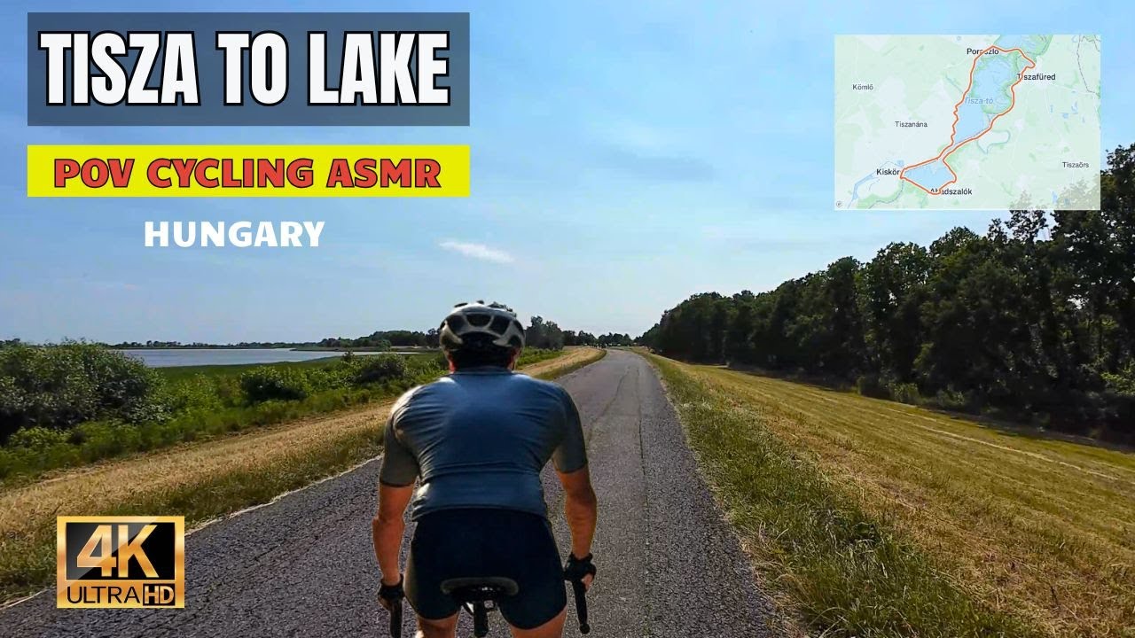 POV Cycling ASMR Around Lake Tisza | Gravel Bike Ride on a Sunny Holiday ☀️🚴‍♂️ Hungary Nature Vibes