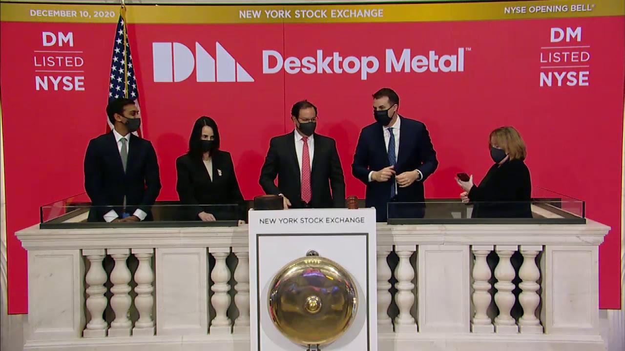 Desktop Metal Inc. (NYSE: DM) Rings The Opening Bell&reg;