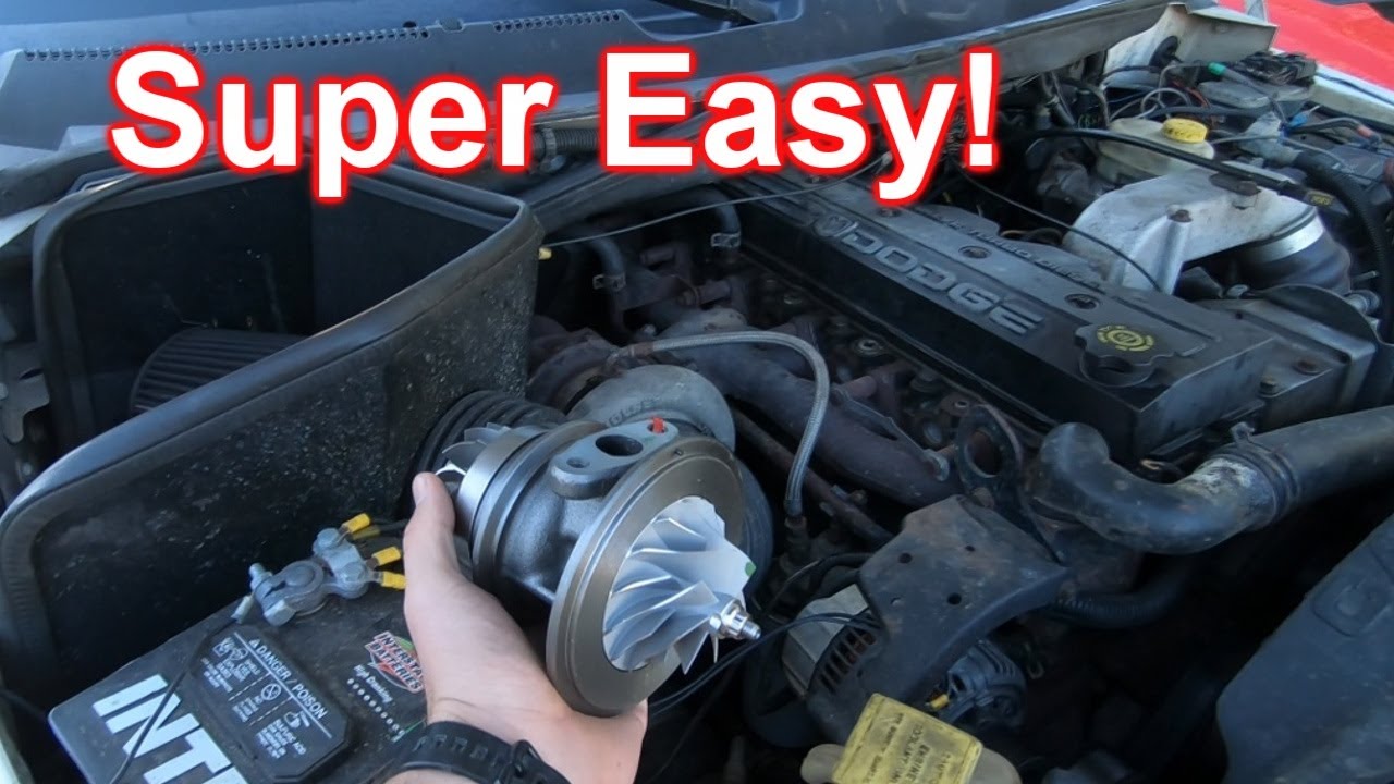 24 Valve Cummins Turbo Cartridge Replacement | The Easy Way to do a Turbo Rebuild