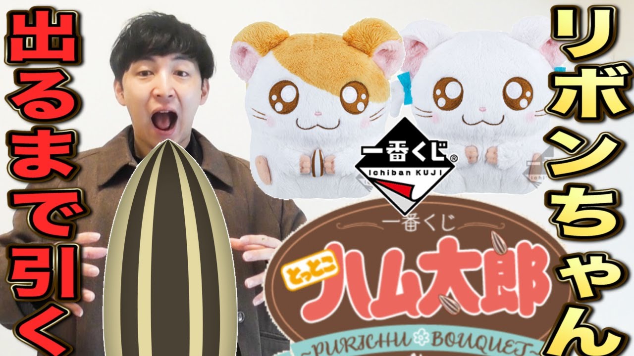 【一番くじ】ハム太郎！B賞リボンちゃん狙いで大散財？懐かしくて号泣（一番くじ、ハム太郎）