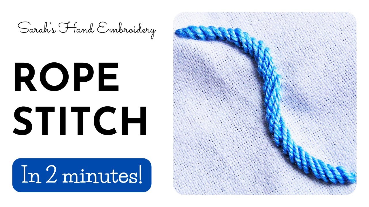 How to do Rope Stitch