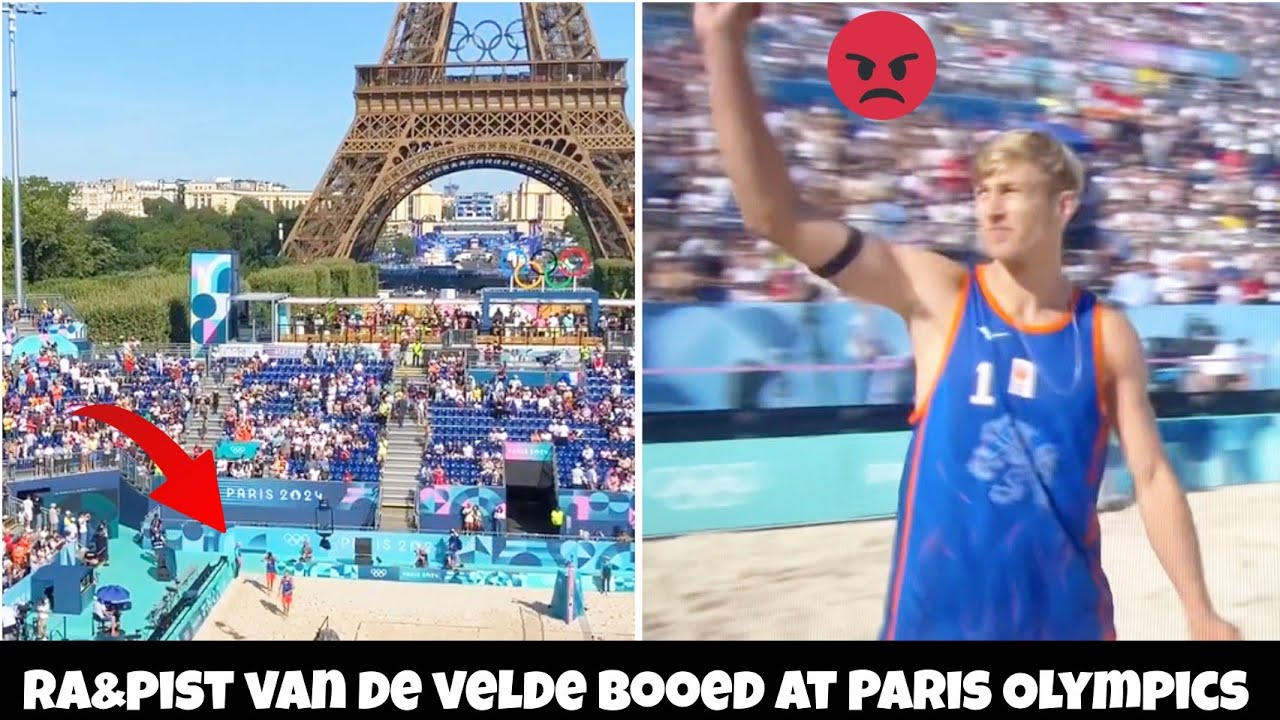Steven van de Velde a Convicted child r&pist was Booed by Fans at beach volleyball Paris Olympics