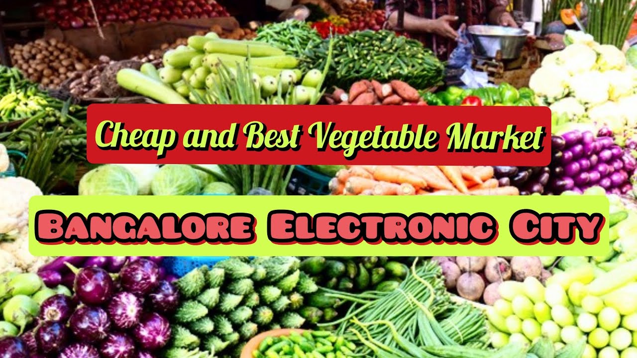 Cheap and Best Vegetable Market | 500rs me itni sari sabji 😱 | Bangalore Electronic City