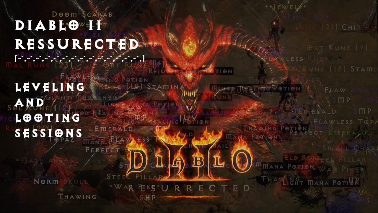 Diablo II RES -The new Warlock class pt6 loot lvl2