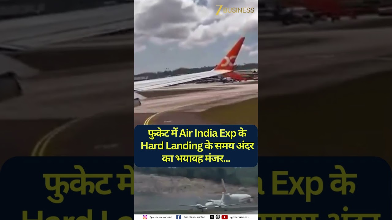 Air India Express Flight Makes Hard Landing at Phuket International Airport; Inside Video Surfaces