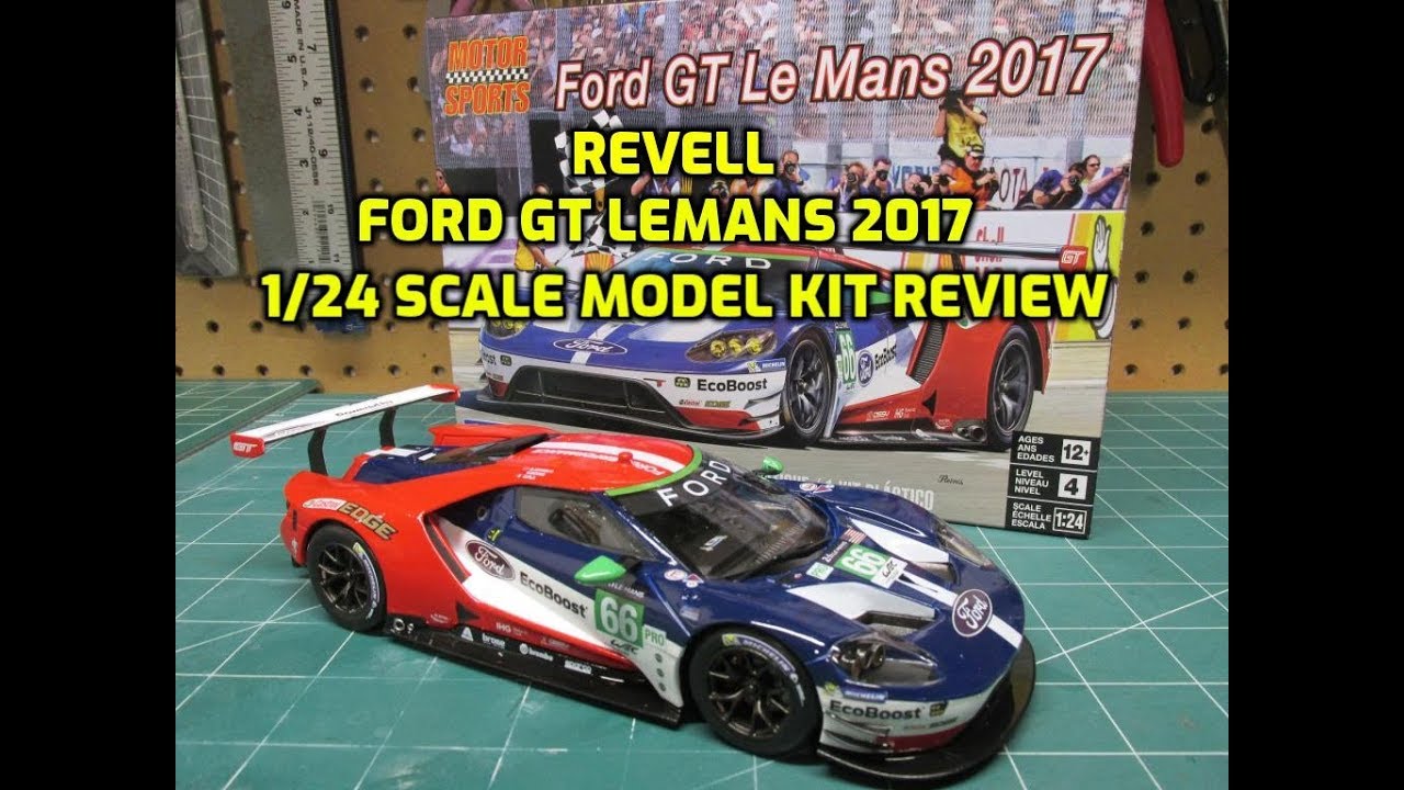 Revell 1/24 Ford GT Lemans 2017 Scale Model Kit Build Review 85-4418 07041