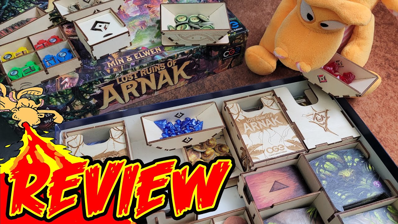 Insert Review: Lost Ruins of Arnak +Expansion  (Laserox)
