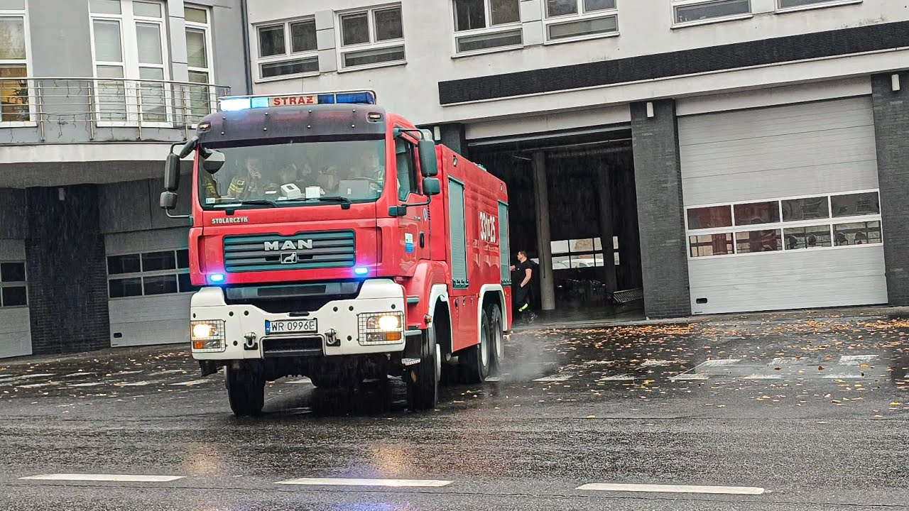 JRG 1 Radom - Wyjazd alarmowy sekcji gaśniczej 331[M]21,25 do zdarzenia!