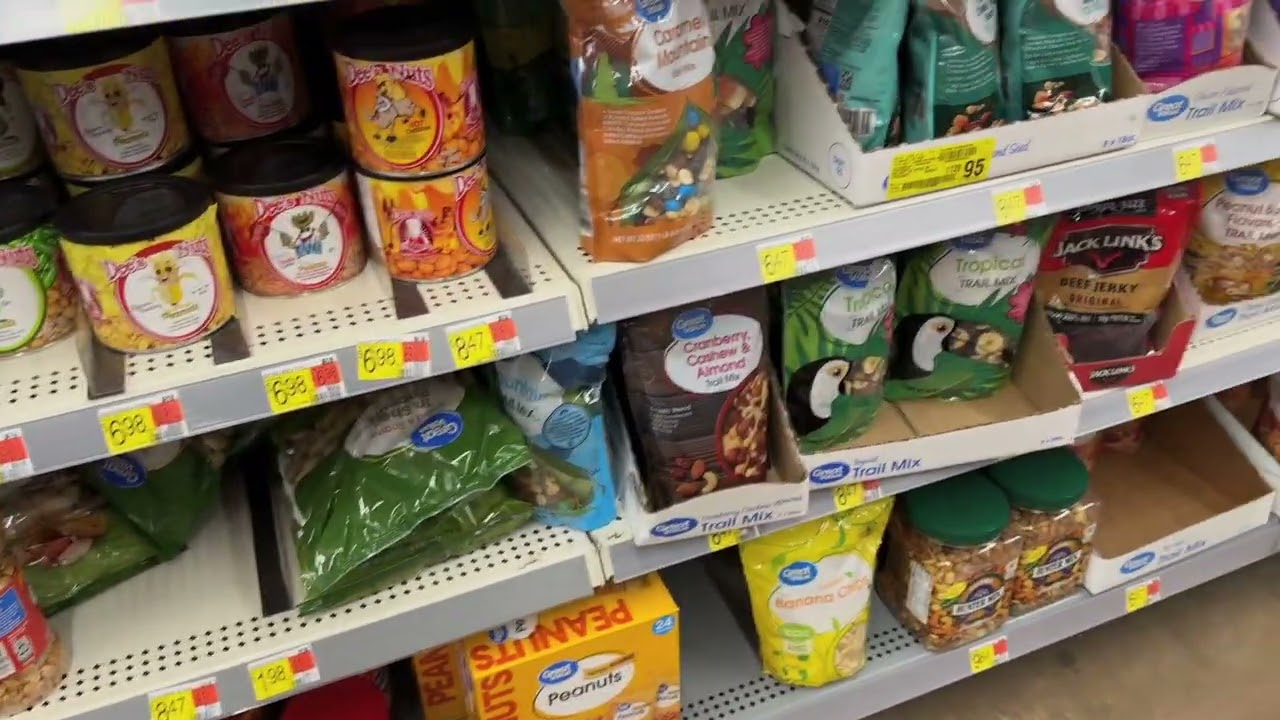 como es la variedad de nueces en USA  Walmart