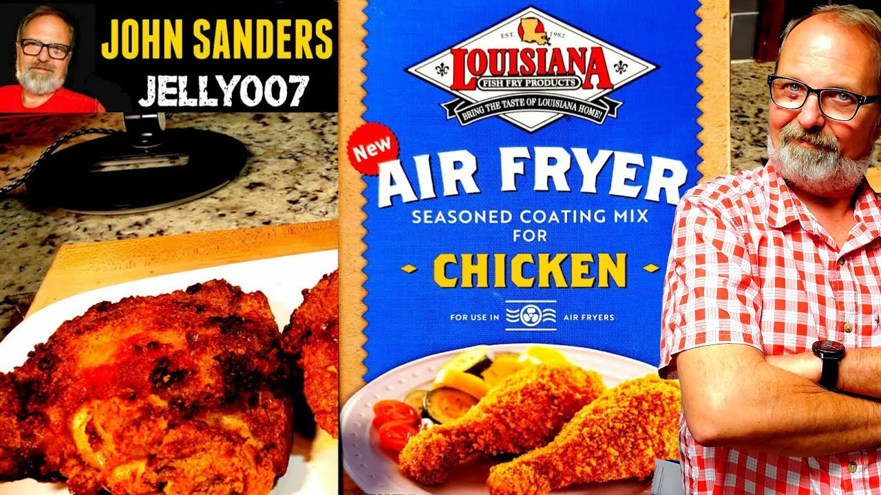 AIR FRIED CHICKEN THIGHS | AIR FRYER BATTER from LOUISIANA | NINJA FOODI PRO GRILL