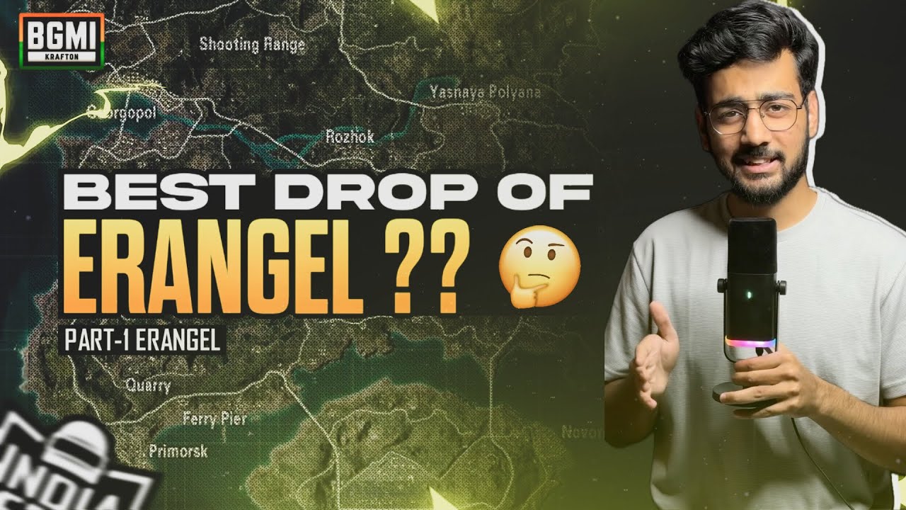 How to select a DROP LOCATION in BGMI ESPORTS