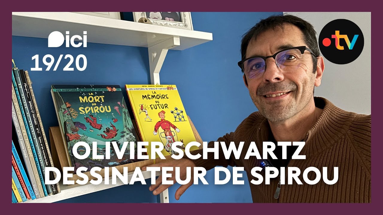 Rencontre avec Olivier Schwartz, le dessinateur des aventures de Spirou et Fantasio