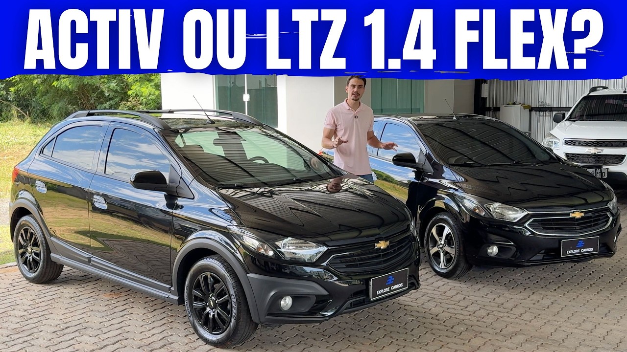 COMPARATIVO! CHEVROLET ONIX ACTIV 1.4 FLEX  VS ONIX  LTZ 1.4 FLEX! O QUE MUDA? QUAL COMPRAR?