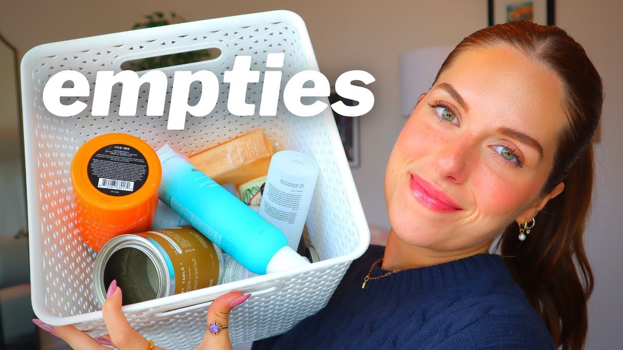 FALL EMPTIES // updated body routine + a visit from Reid! 🍓🗑
