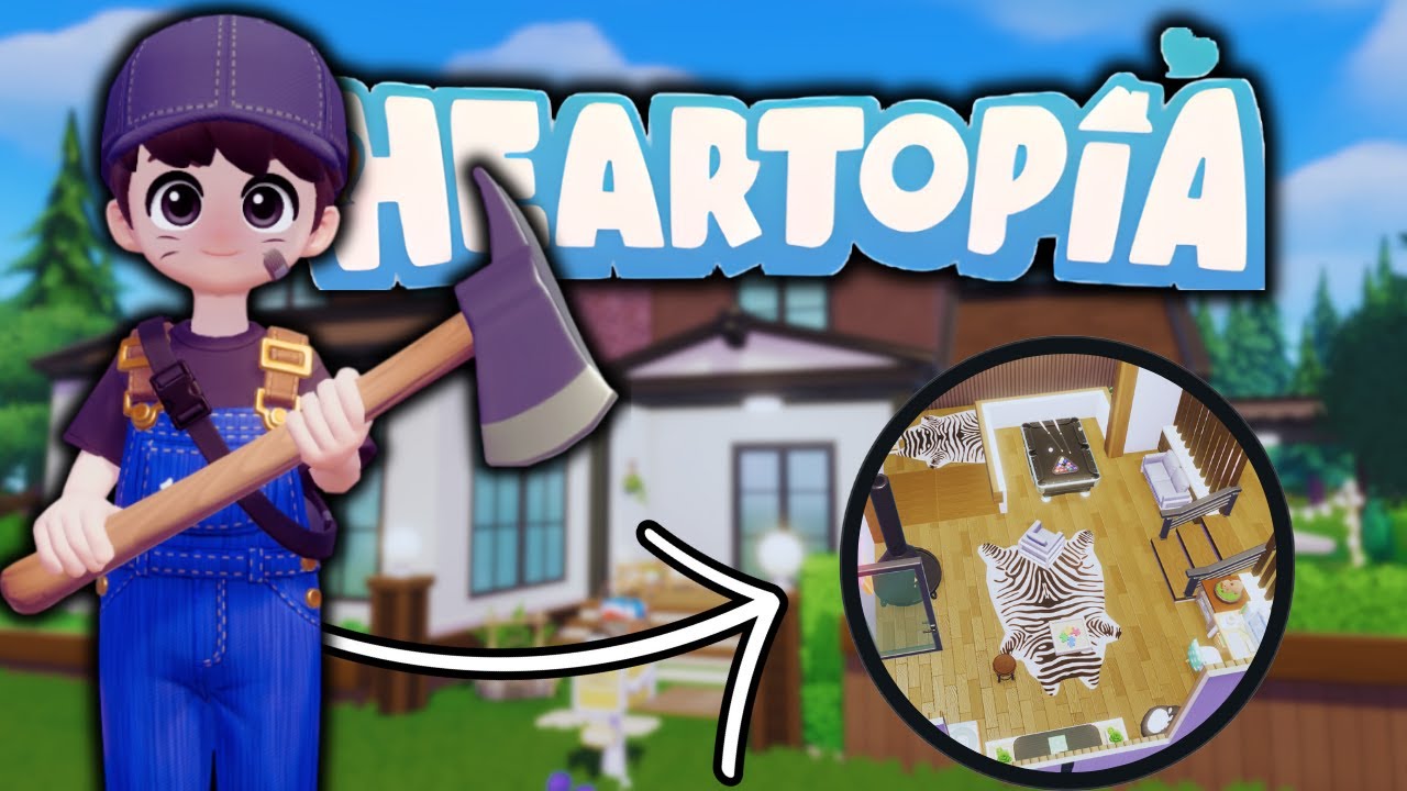 🛠️ Construyendo la CASA MODERNA soñada en HEARTOPIA 😱