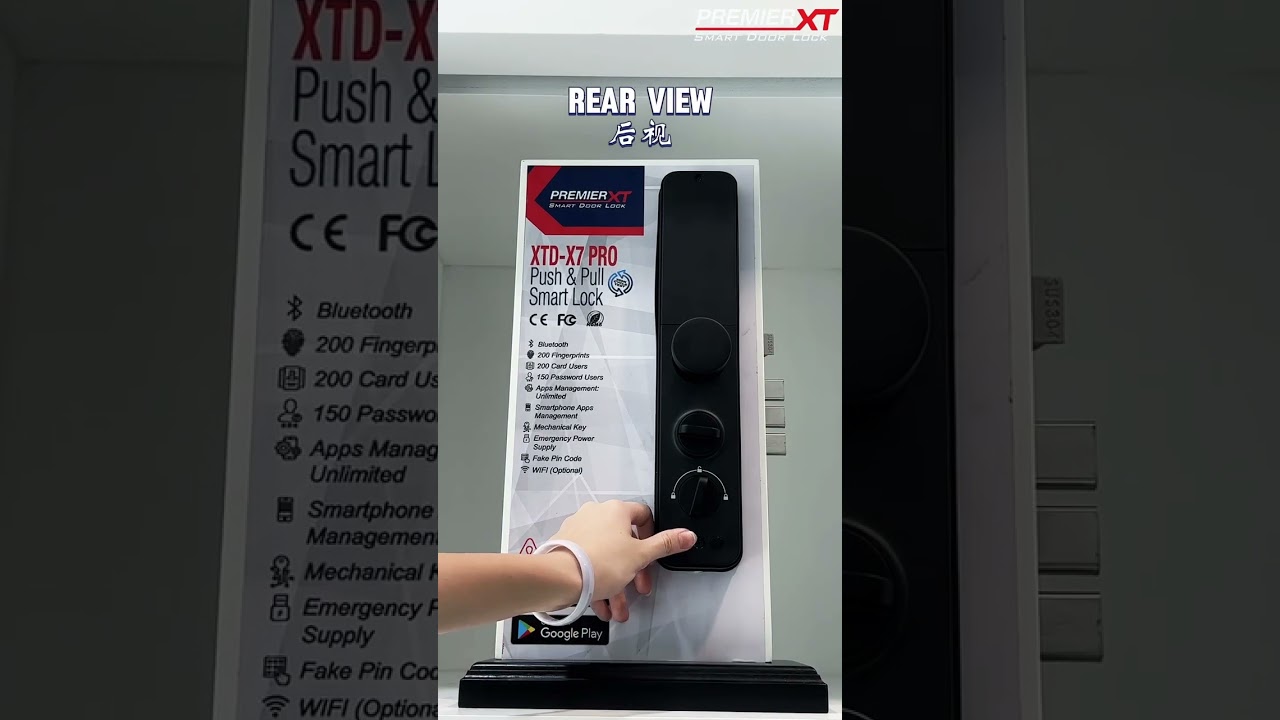 Premier XT DDL XTD-X7 Pro #digitallock #smartlock for security door!