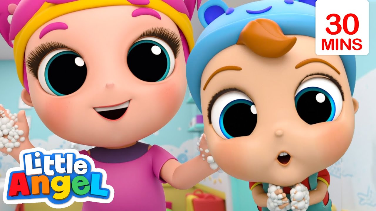 🫧 Wash Wash Wash Your Hands KARAOKE! 🫧| BEST OF LITTLE ANGEL! | Sing Along With Me! | Kids Songs