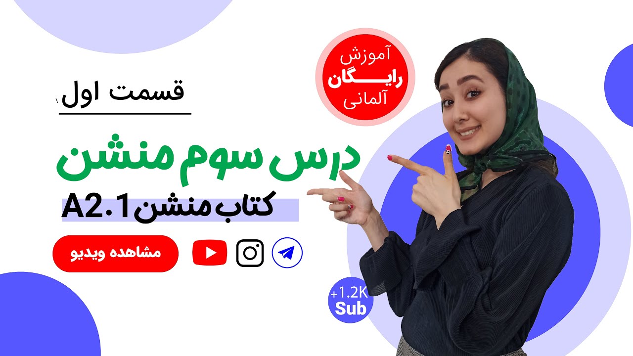 صفحه 20| درس سوم| جلسه 1| Menschen A2.1 | اموزش زبان المانی از پایه تا پیشرفته