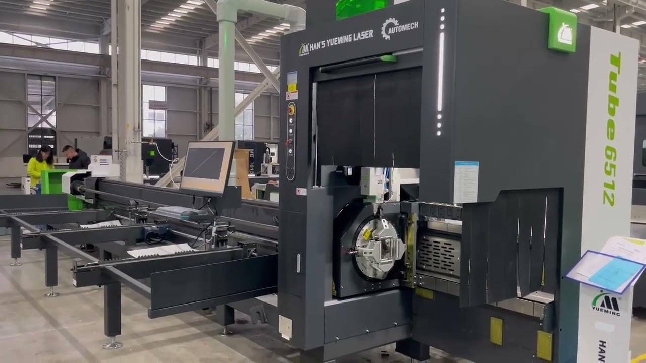 Tube6512 B with semi automatic loader Tube laser cutting machine