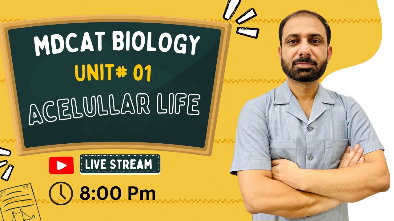MDCAT live Session | Acellular life