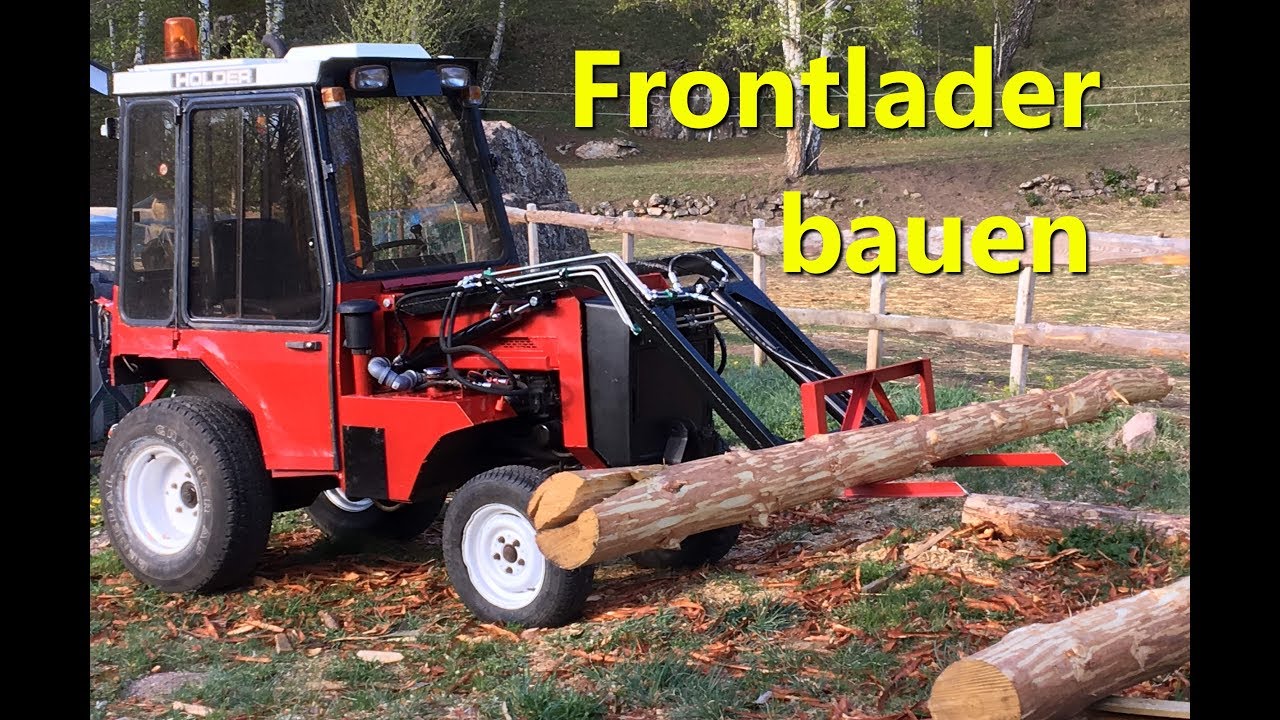 Frontlader für den Holder P 70 bauen