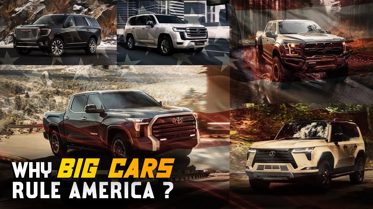 BIG CARS VS SMALL CARS WHY THE US PREFERS SIZE : THE UNTOLD STORY OF AMERICA’S LOVE!
