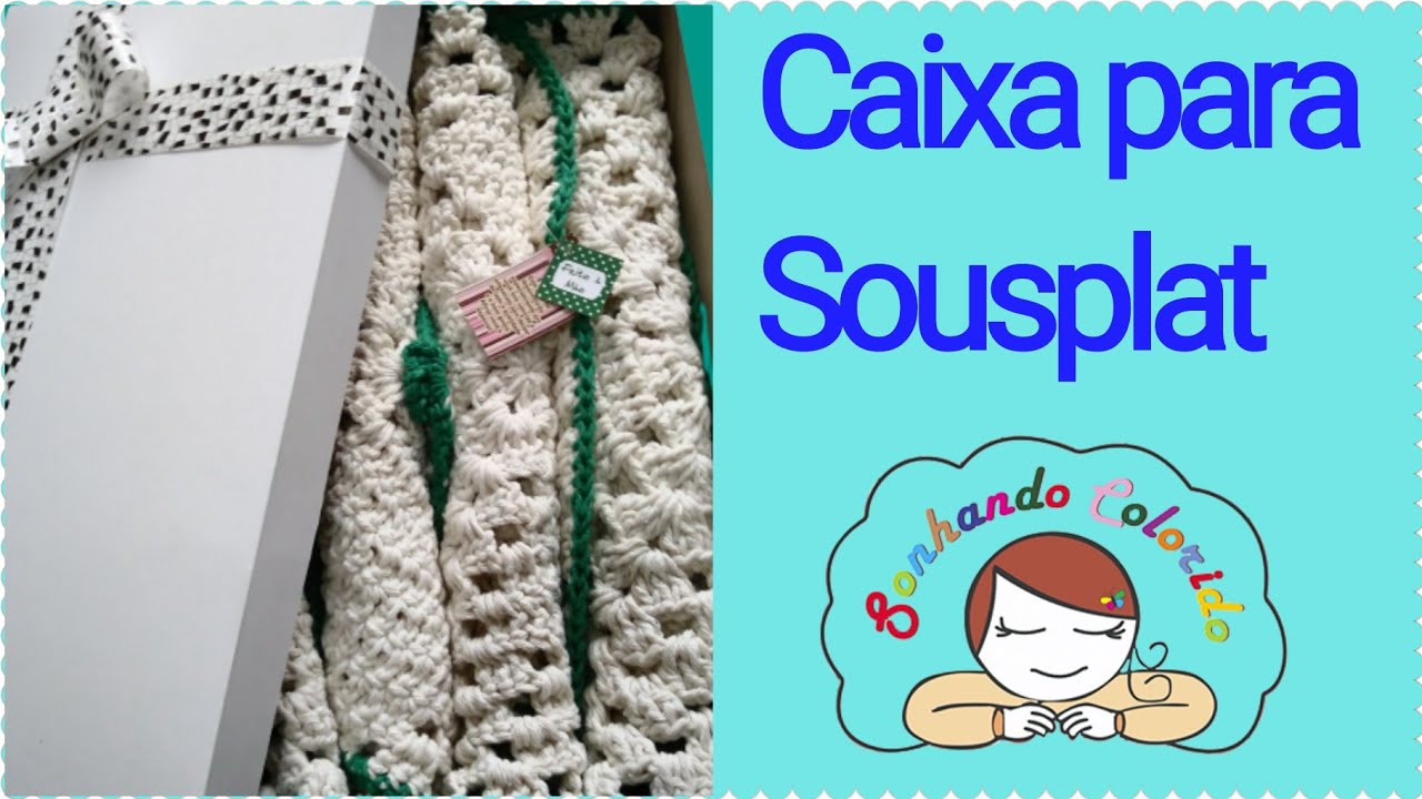 Caixa para sousplat   # Façavocêmesmo