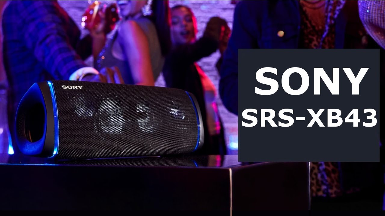 Sony SRS-XB43 - świetny dźwięk w bardzo dobrej cenie! / test, recenzja, review